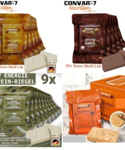 High Energy Noodrantsoen 10 jaar houdbaar Combi van 4 smaken (36 stuks)