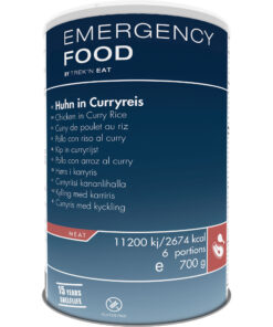 Noodrantsoen Katadyn Kip in Curryrijst 15 jaar houdbaar