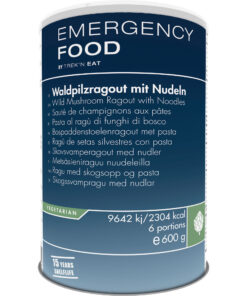 Noodrantsoen Bospaddenstoelenragout met Pasta 15 jaar houdbaar