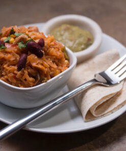 Alternative view of Noodrantsoen Kip Fajita met rijst (GROOT blik, 8 maaltijden, 25 jaar houdbaar)