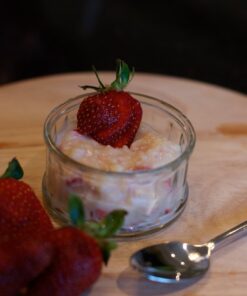 Alternative view of Noodrantsoen Rijstpudding met aardbeien (GROOT blik, 20 porties, 25 jaar houdbaar)