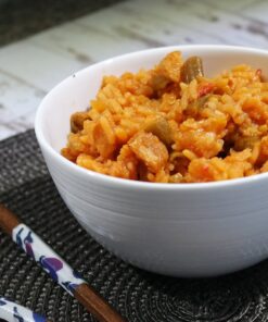 Alternative view of Noodrantsoen Zoetzure kip met rijst (GROOT blik, 8 maaltijden, 25 jaar houdbaar)