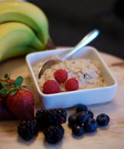 Alternative view of Noodrantsoen havermout met framboos (GROOT blik 25 jaar houdbaar, 18 porties)